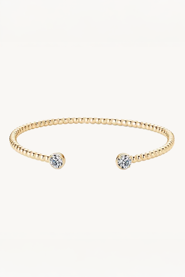 Brazalete de moissanita Elara