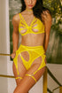 Cut Out Bra Erotic Brief Set