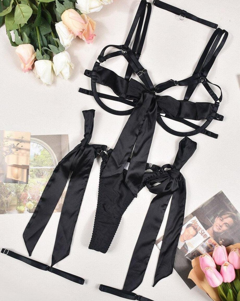 Conjunto de lencería de bondage de Liora