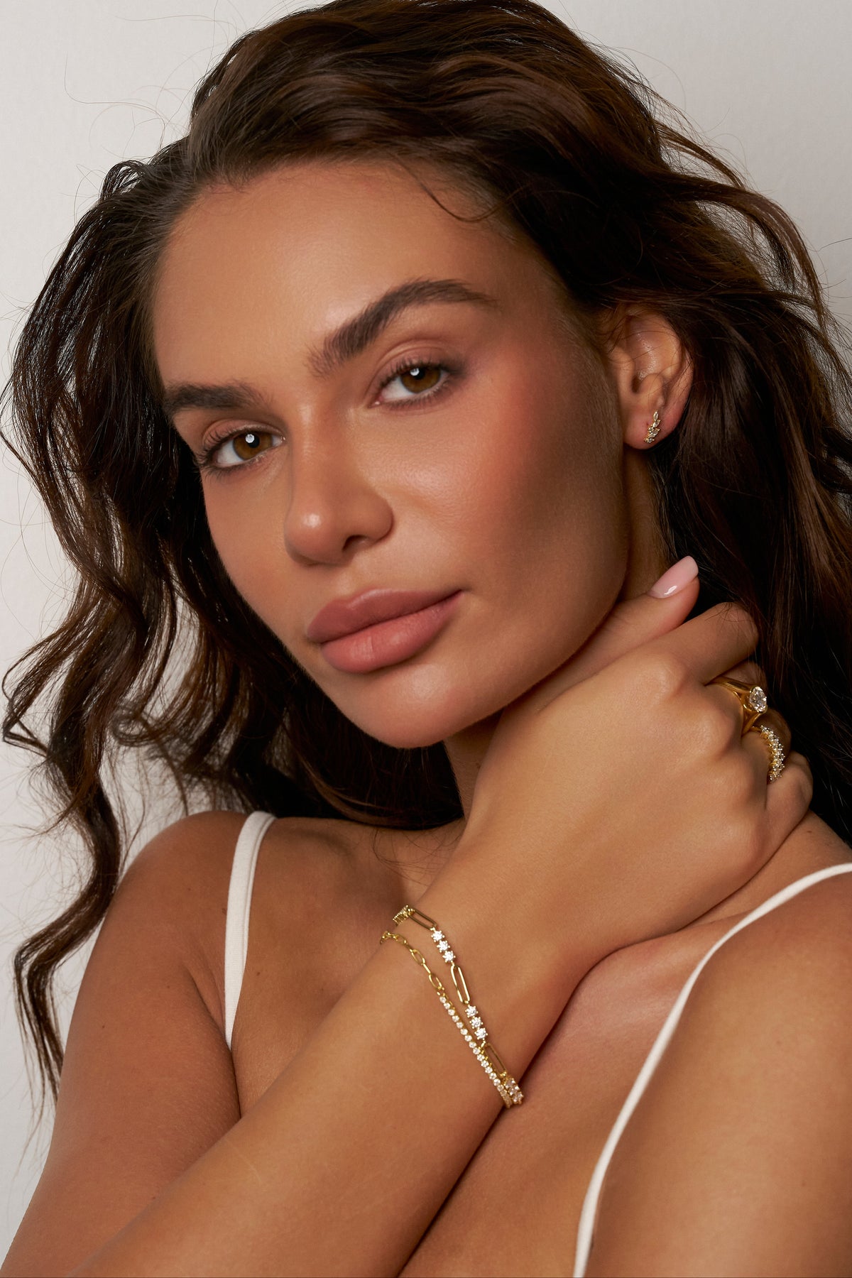 Pulsera de moissanita Luxe Glow