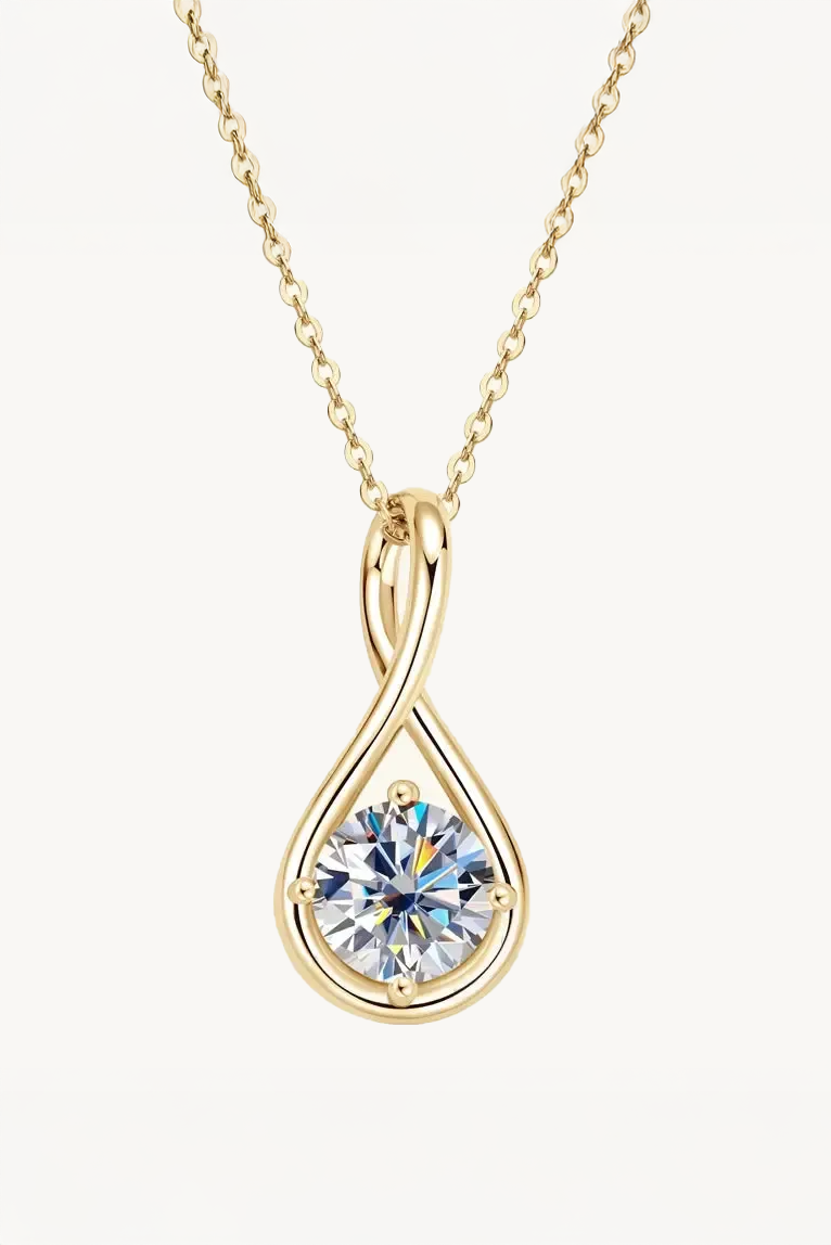 Seraphine Infinity Moissanite Necklace