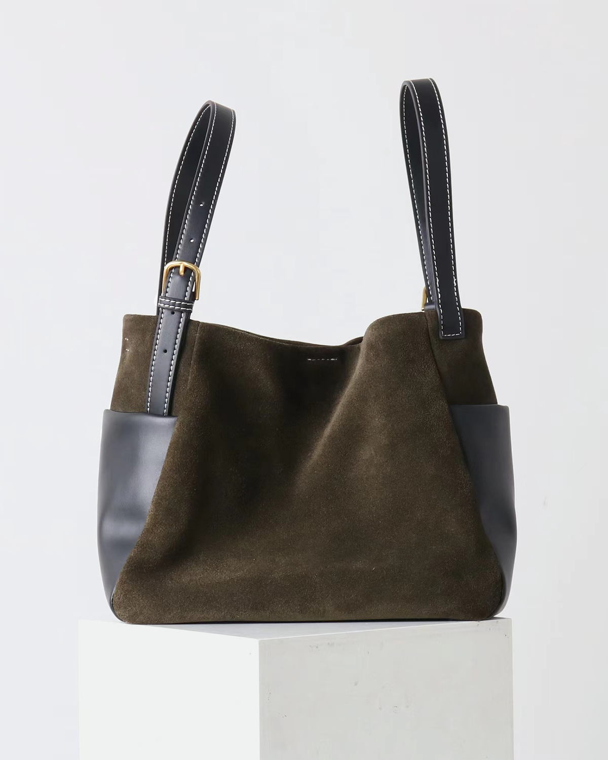 Bari Two-Tone Tote