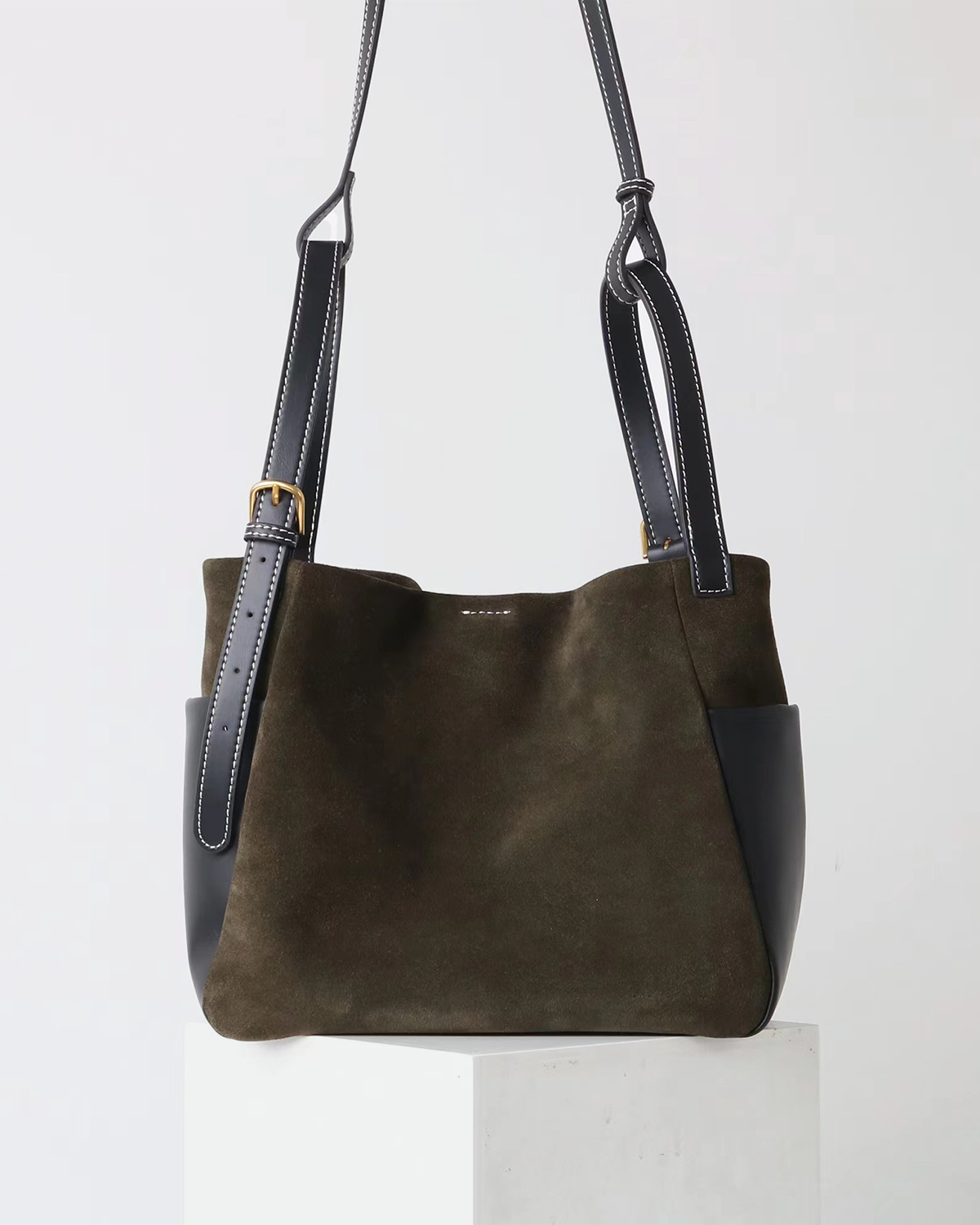 Bari Two-Tone Tote