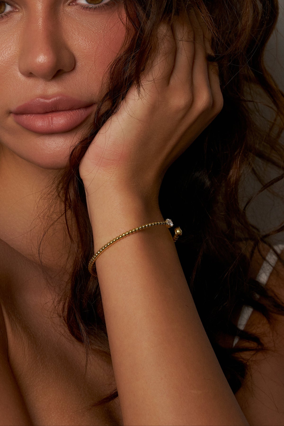 Brazalete de moissanita Elara