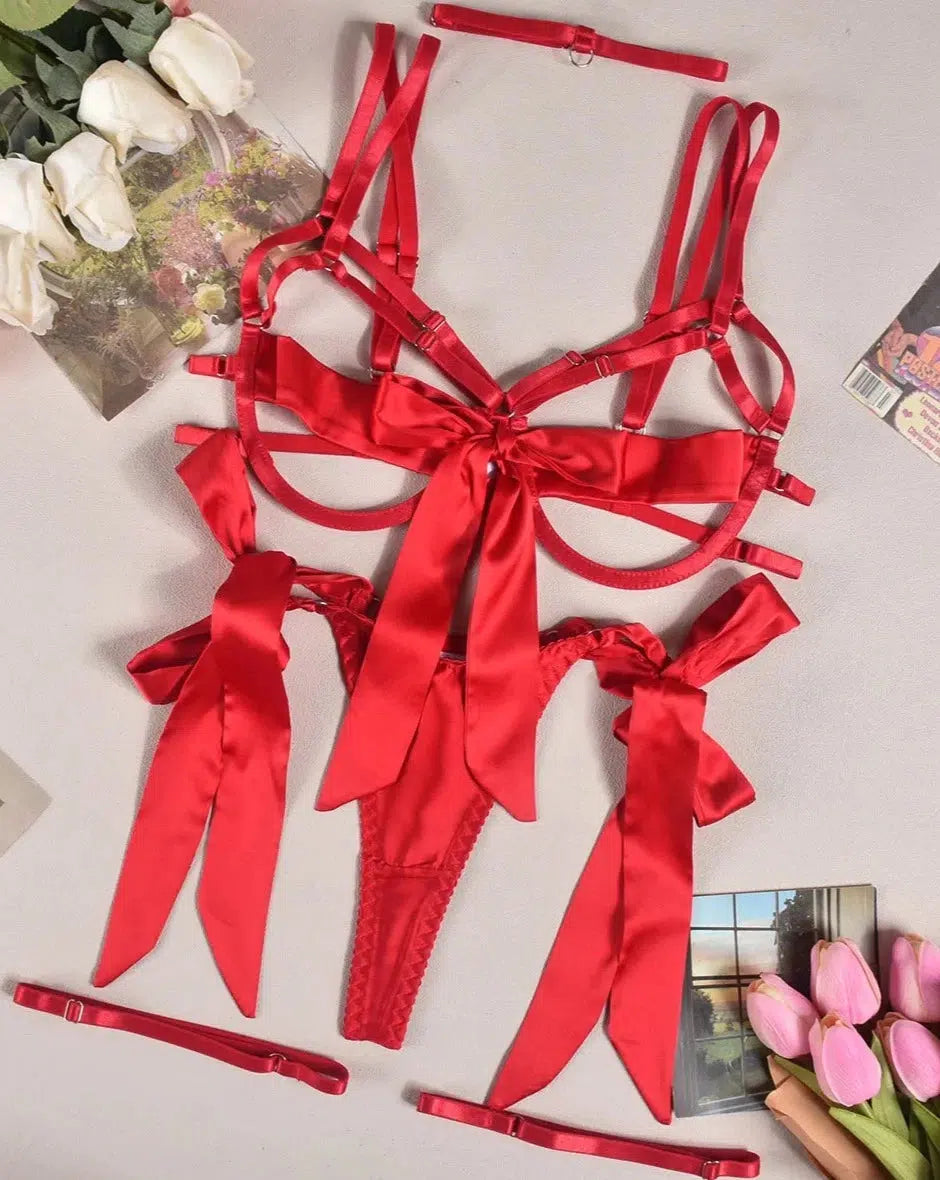 Conjunto de lencería de bondage de Liora