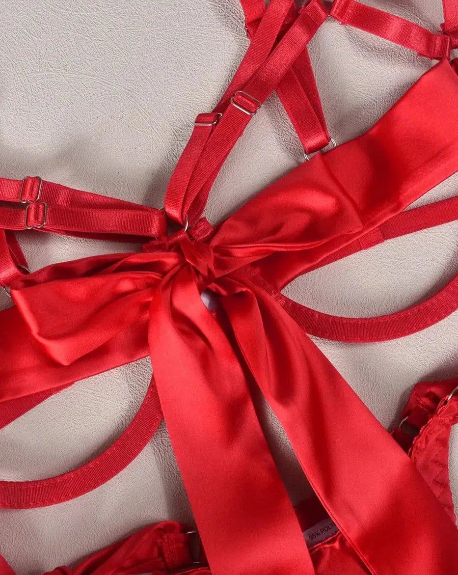 Conjunto de lencería de bondage de Liora