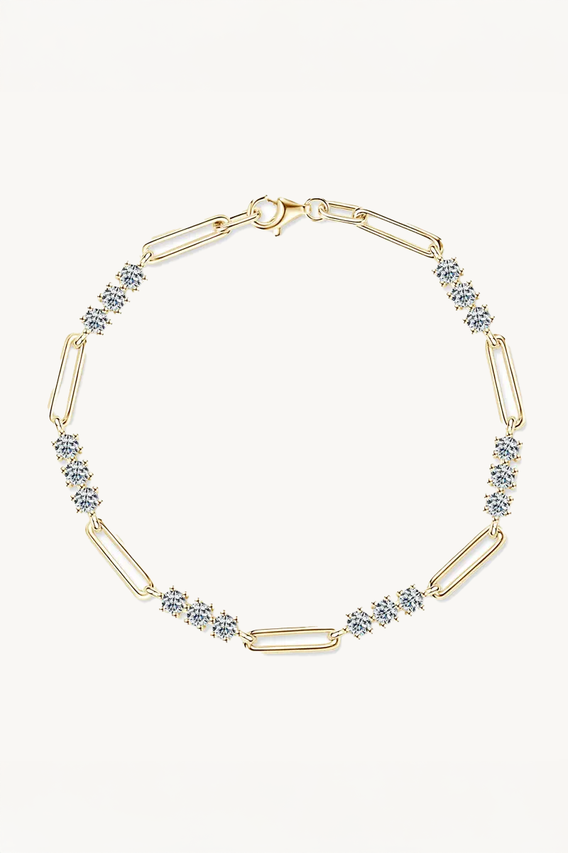 Pulsera de moissanita Luxe Glow