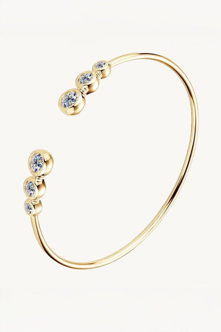 Brazalete de moissanita Reese