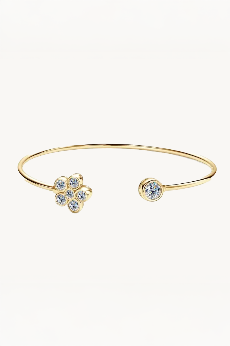 Brazalete de moissanita serafina