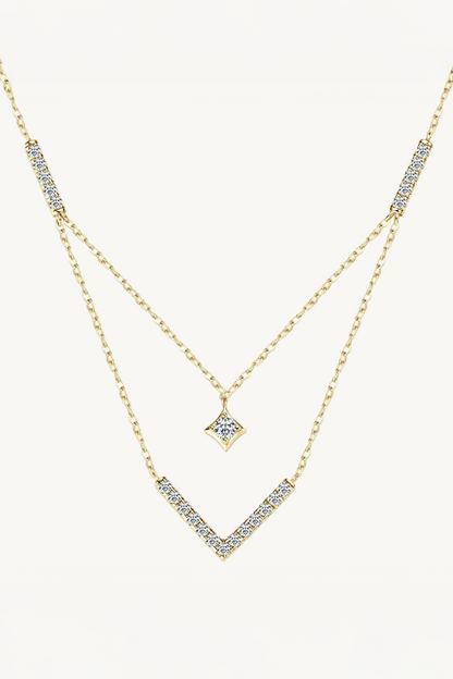 V-Radiance Moissanite Necklace