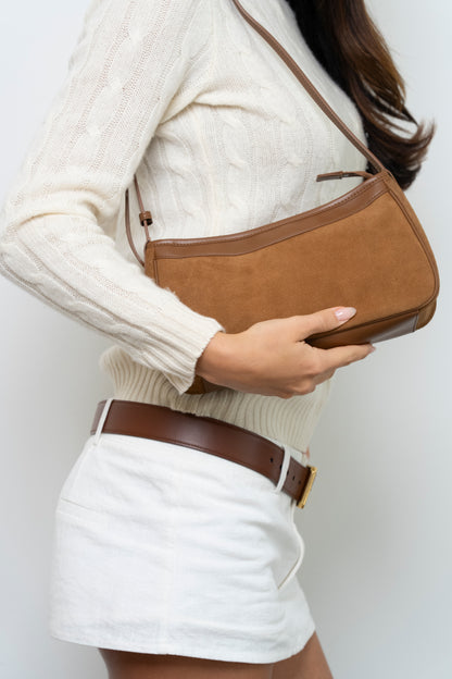Verona Suede Shoulder Bag